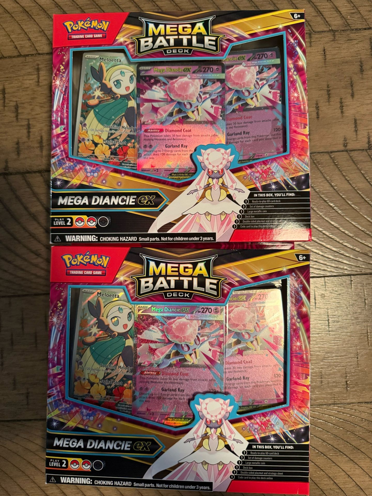 Diancie Ex Meloetta Battle Deck Mega New Pokemon