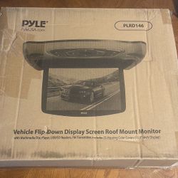 Pyle  vehicle flip down screen roof mount Monitor