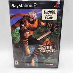 Ever Grace (Playstation 2, 2000, PS2) Factory Sealed NTSC *Near Mint* RARE