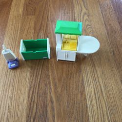 Little Tikes Vintage Vacuum Cleaner, toy box & Kitchen