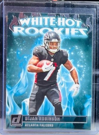 2023 Panini Donruss Football White-Hot Rookies #WHR-2 Bijan Robinson