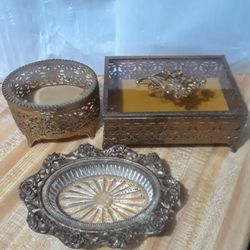 3 Antique Home Items All In Good Condition,  Individual Prices Are Below 