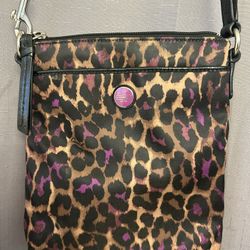 Coach Leopard Crossbody Purse