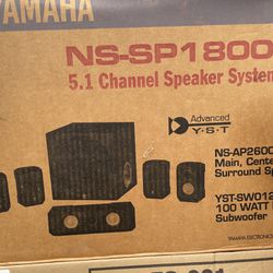 Yamaha 5.1 Channel Speaker System