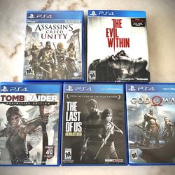 5 PS4 Games Bundle