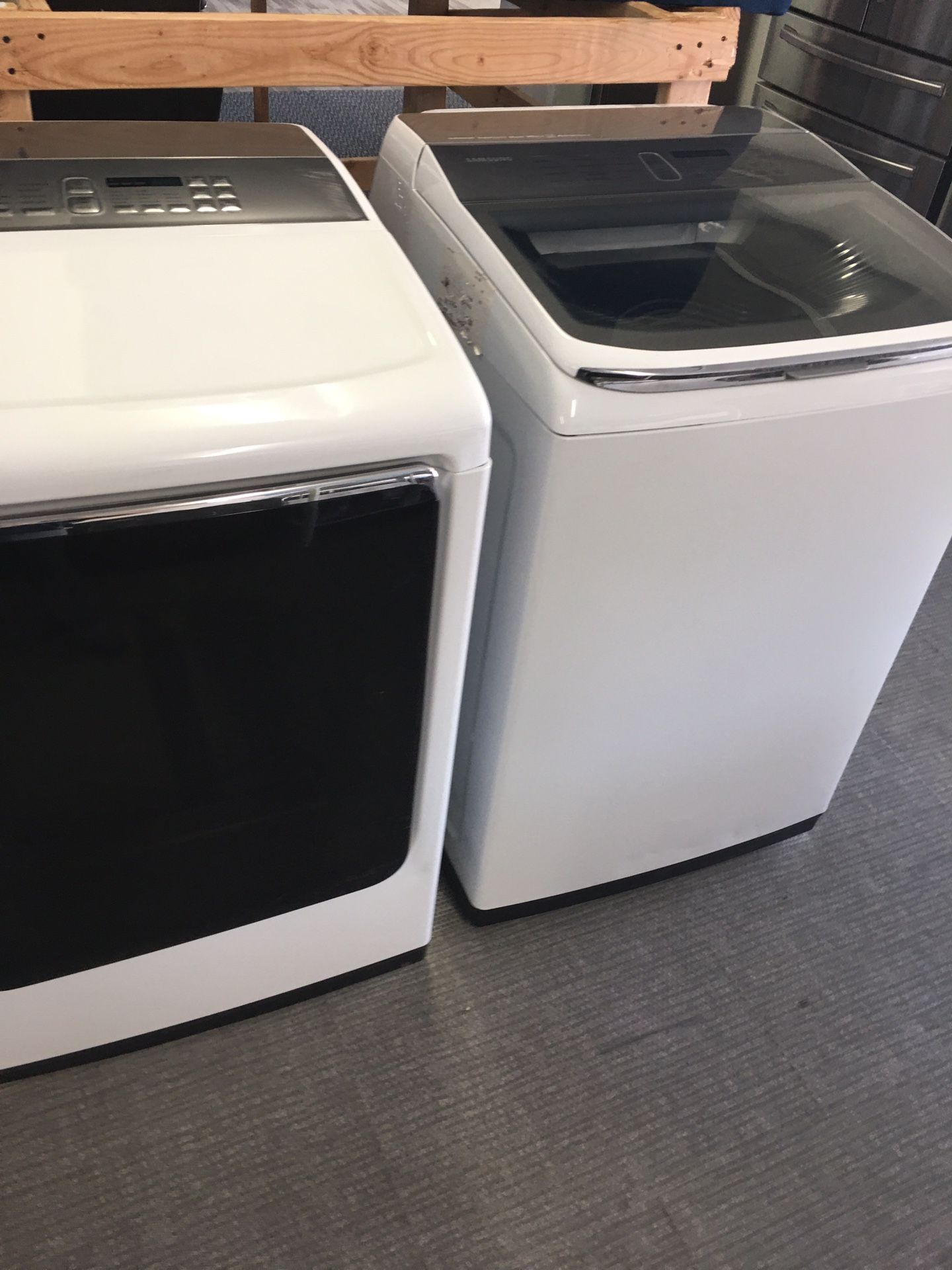 Samsung set Washer And Dye King Size Capacity With Warranty No Credit Check Just $39 Down payment Cash price $1,500