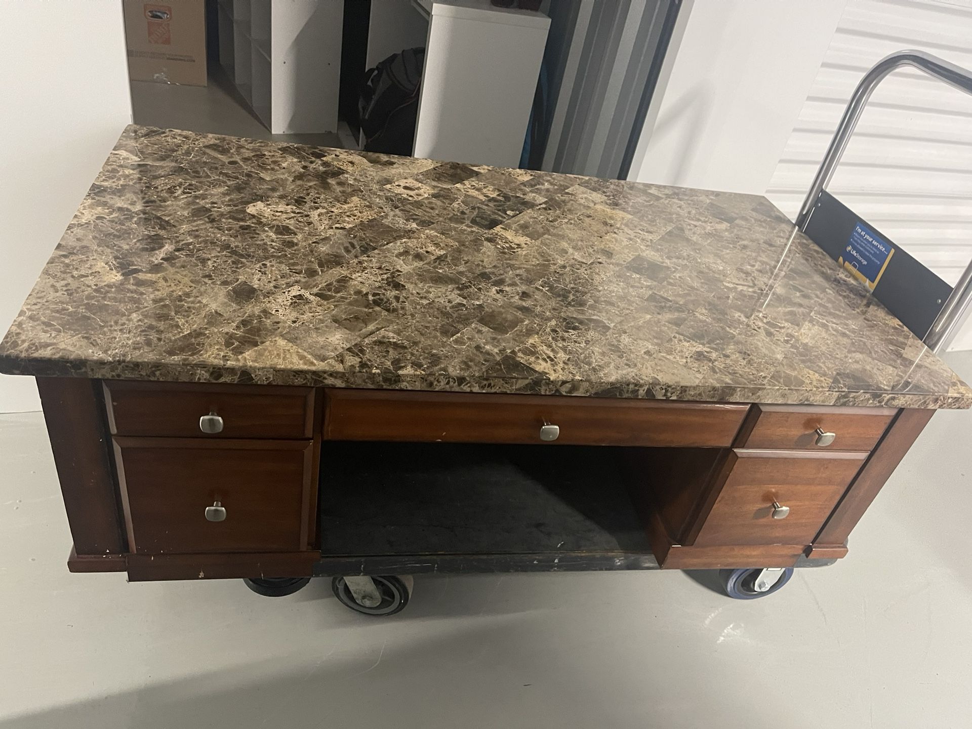 Computer Marble Desk