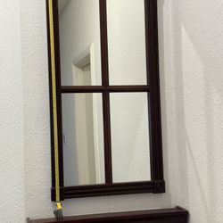 Bombay Mirror And Matching Shelf