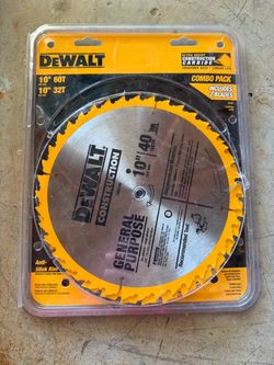 DeWalt 10” miter saw blade 2pack