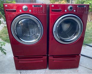 LG washer and electric dryer