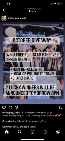 Free Glam Makeover