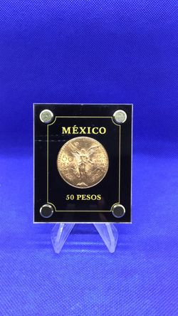1927 Centenario Mexico 50 Pesos Gold Coin