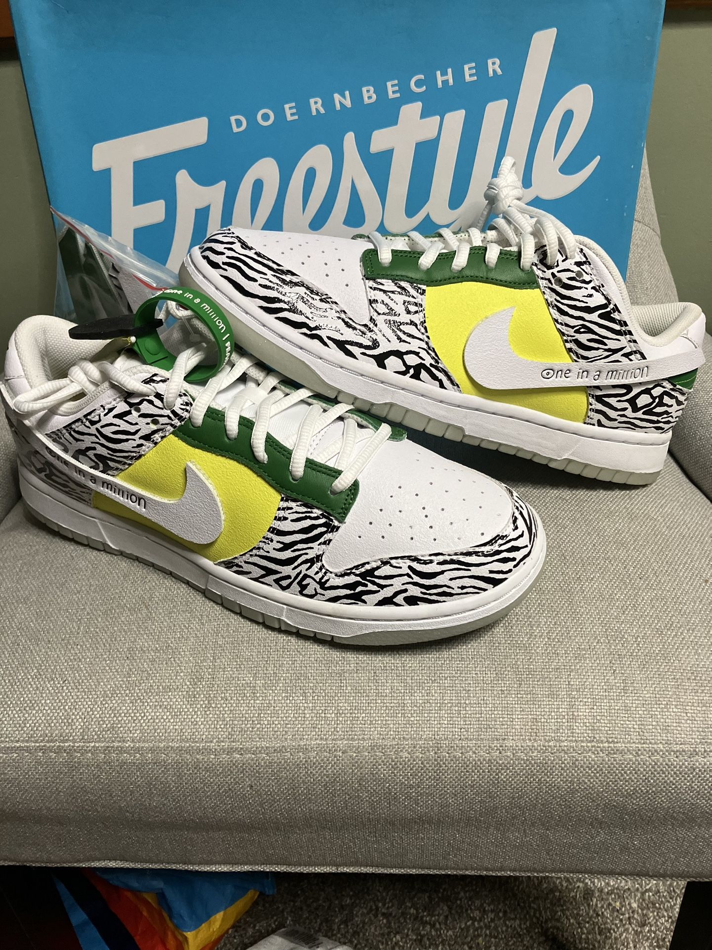 Sz 9m- Nike Dunk Low Doernbecher 2022- Brand New OG All