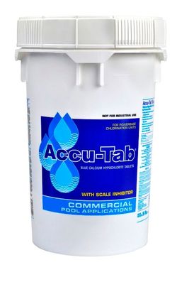 60LBS 6.5 GALLON BUCKET ACCU-TAB COMMERCIAL  POOL TABLETS