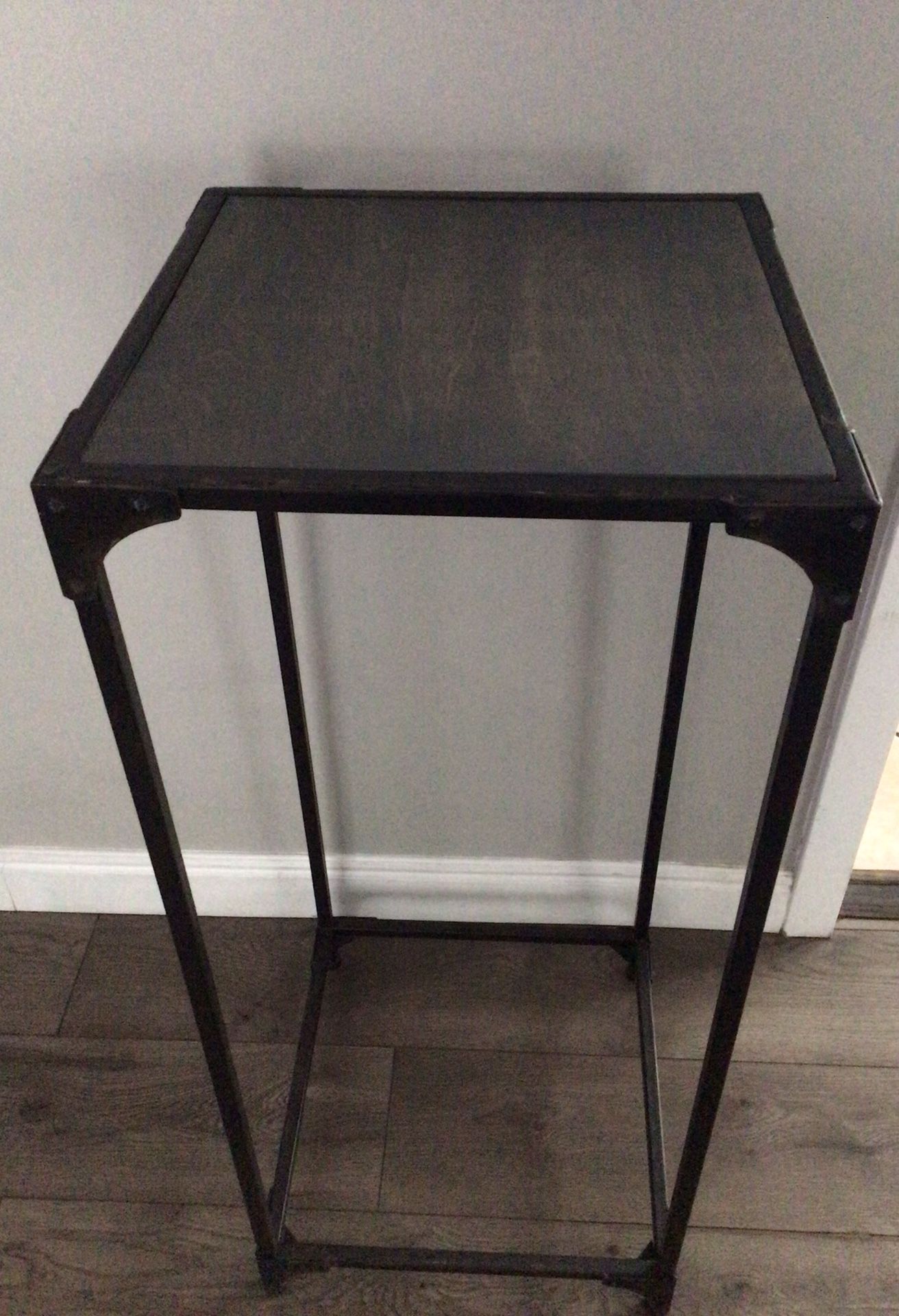 Tall Black Table 
