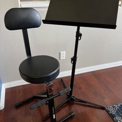 Music Chair & Tripod Music Stand