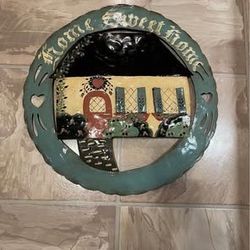 Round wall Metal Plaque 