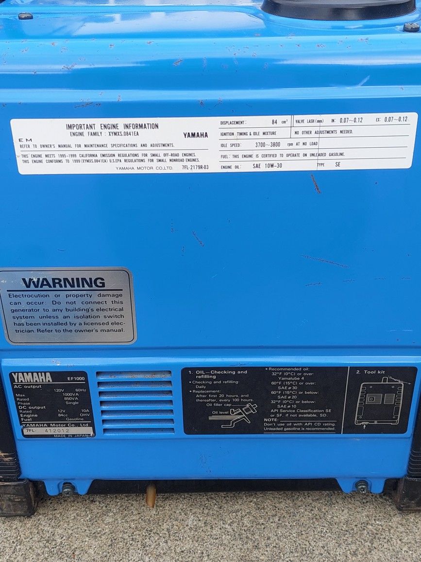 Yamaha Gernerator