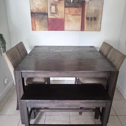 Table and chairs