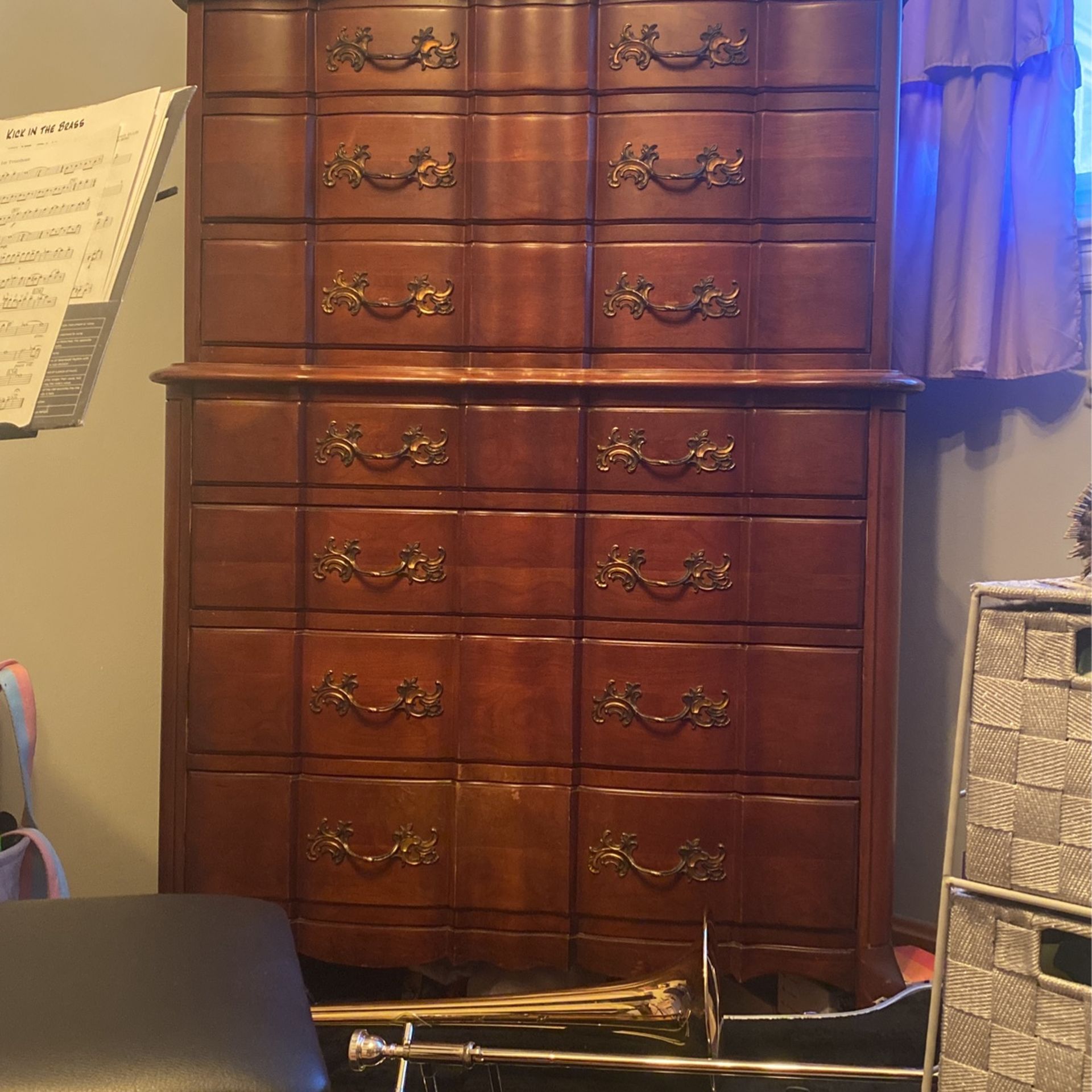 Antique Tall Dresser