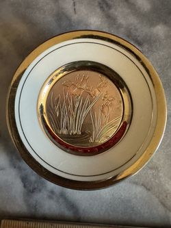 Art Of Chokin Butterflies 24k Gold And Silver 