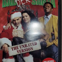Christmas Bad Santa DVD Disk