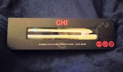 CHI Flat Iron Hair Straightener Gold Bling