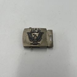 Vintage US Navy Belt Buckle World War 2 Era U.S. Military Great Patina!
