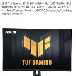 ASUS 280 HZ Monitor 