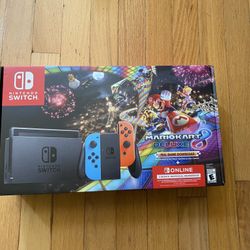  Nintendo Switch with Neon Blue and Neon Red Joy‑Con