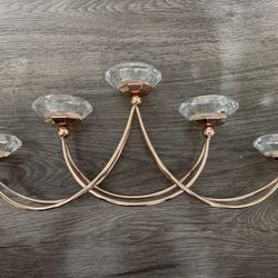 Rose Gold Candle Holder 