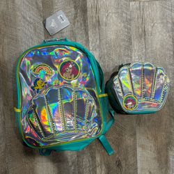 Brand New Little Mermaid Backpack With Lunch Box 
