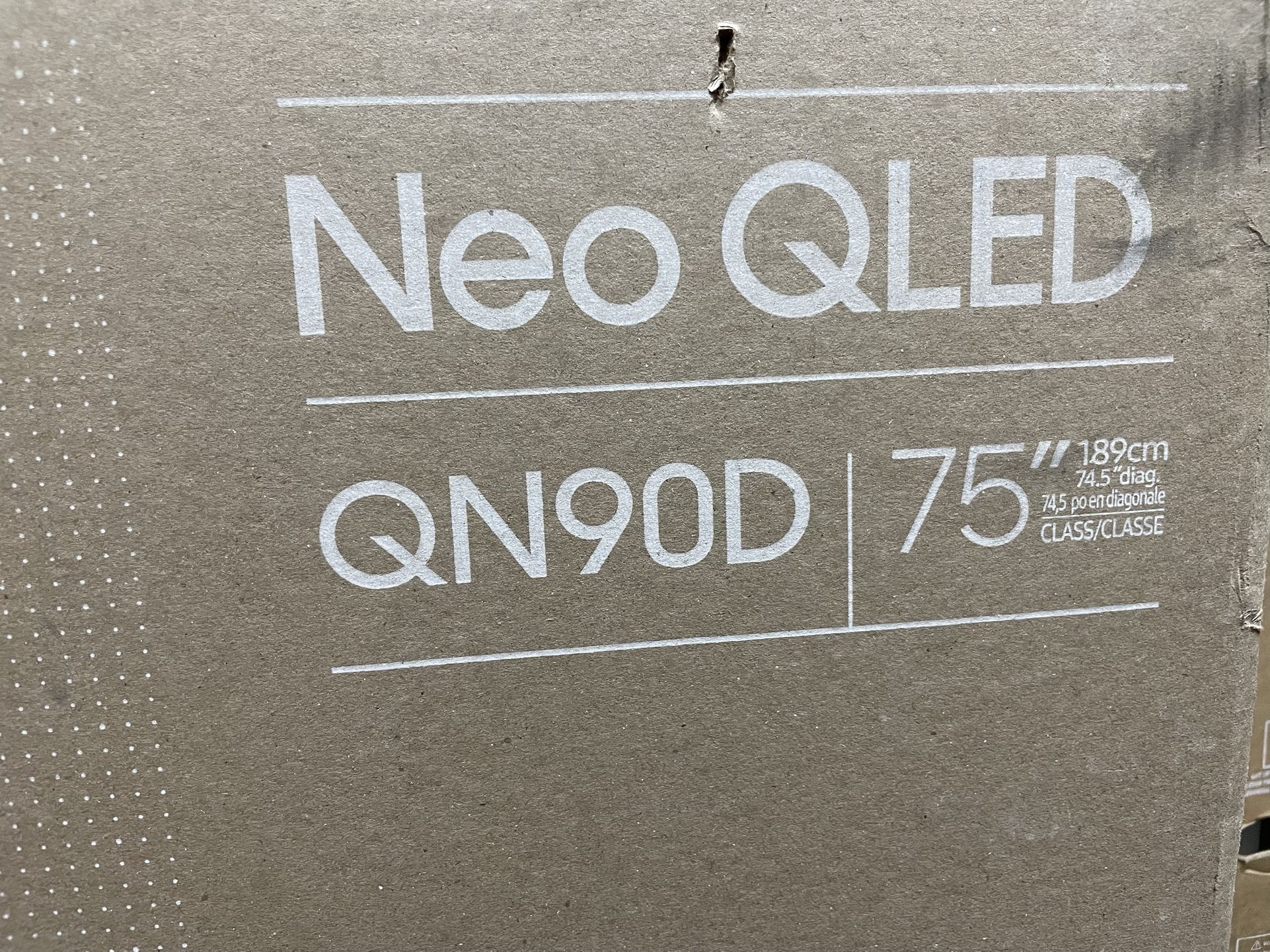 Samsung 75-Inch Class Neo QLED 4K QN90D Series Mini LED, Neo Quantum HDR+ Smart TV w/Dolby Atmos, Object Tracking Sound+, Motion Xcelerator, Real Dept