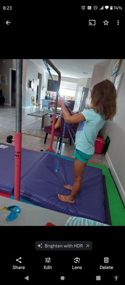 Tumbl Trak Jr Kip Bar Pro adjustable height gymnastics bar