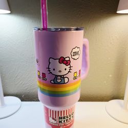 Hello Kitty Cactus 40oz Stainless Steel Tumbler w/ Handle