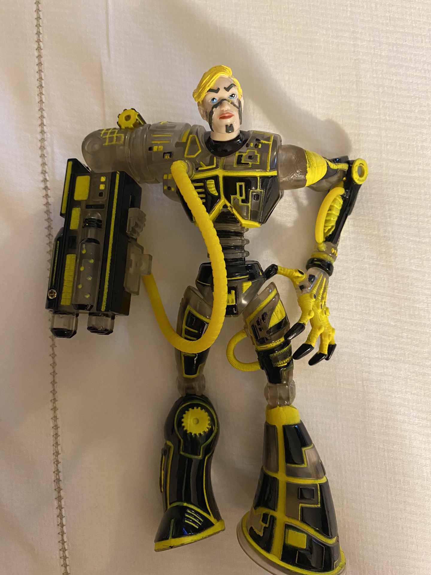 1998 Marvel Toy Biz X Men The New Mutants Warlock Action Figure Rare Tech Robot 6”