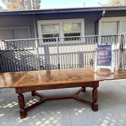  Vintage Wood Table 