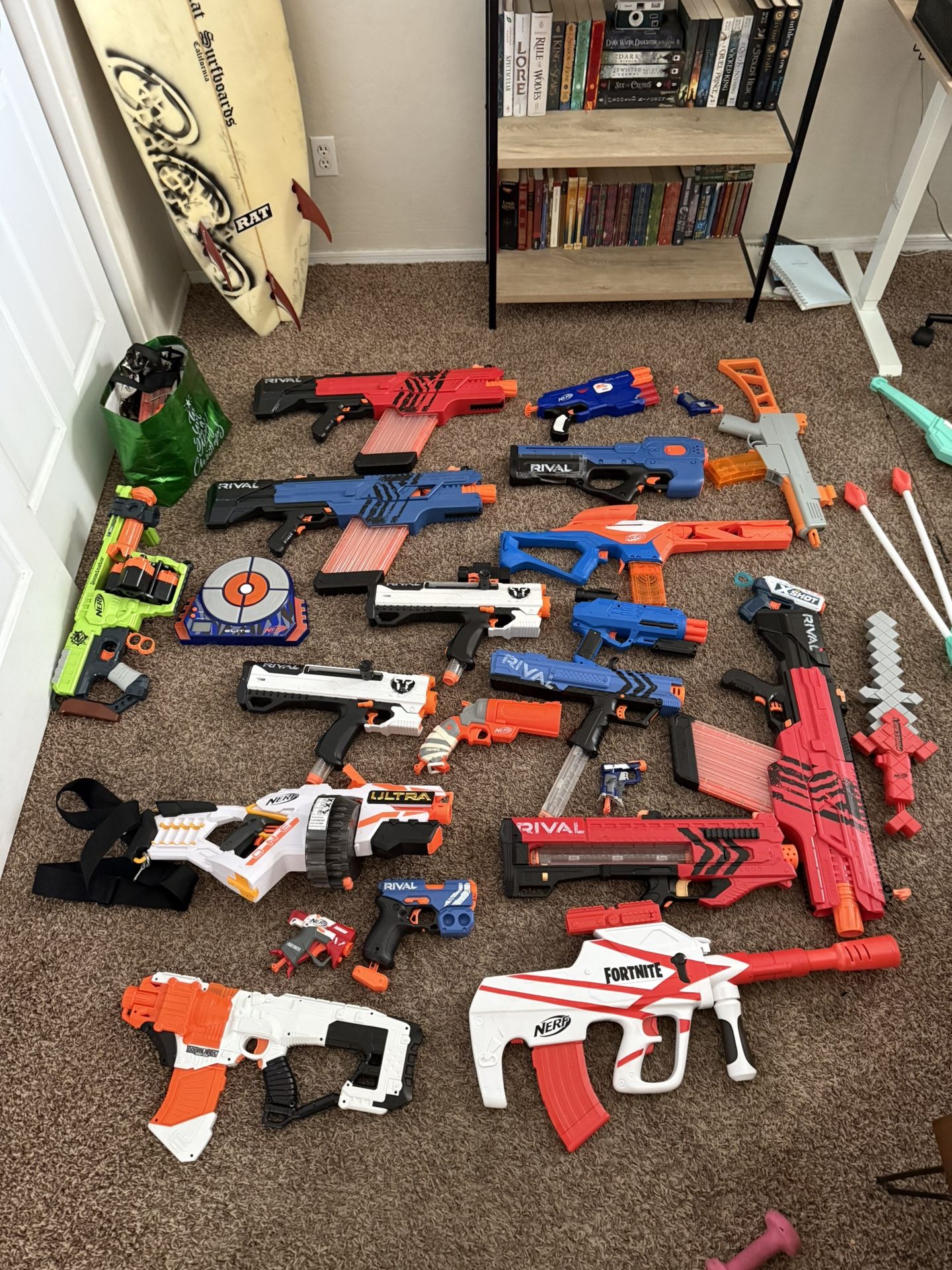 Nerf Rival Gun Lot