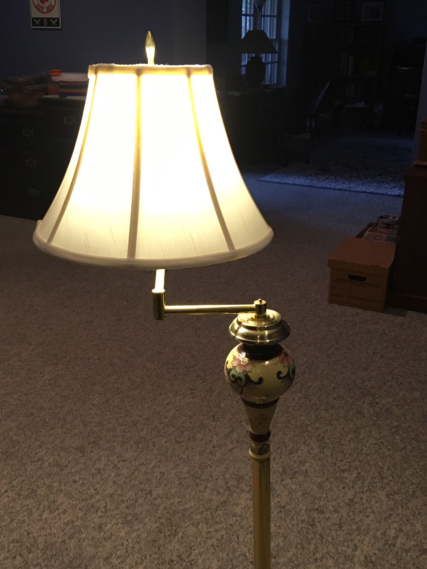 Floor lamp - Cloisonné style