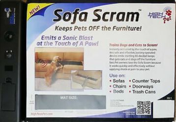 Brand New High Tech Pet Sofa Scram Pad Pet Deterrent by High Tech Pet Products