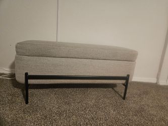 Beige Grey Bench