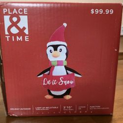 Penguin Christmas Inflatable 