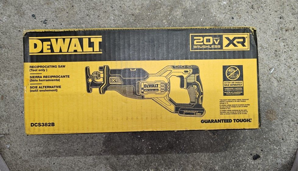 DEWALT
20V MAX Cordless Brushless Reciprocating Saw (Tool Only)