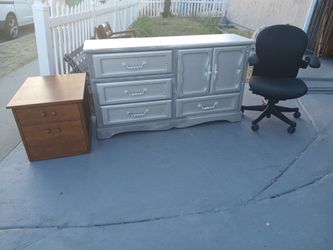 Dresser , nightstand, Chair