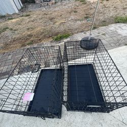2 Kennels 30x19 Inches. We Can Sell It Individually.50 Each Or 80 For Both
