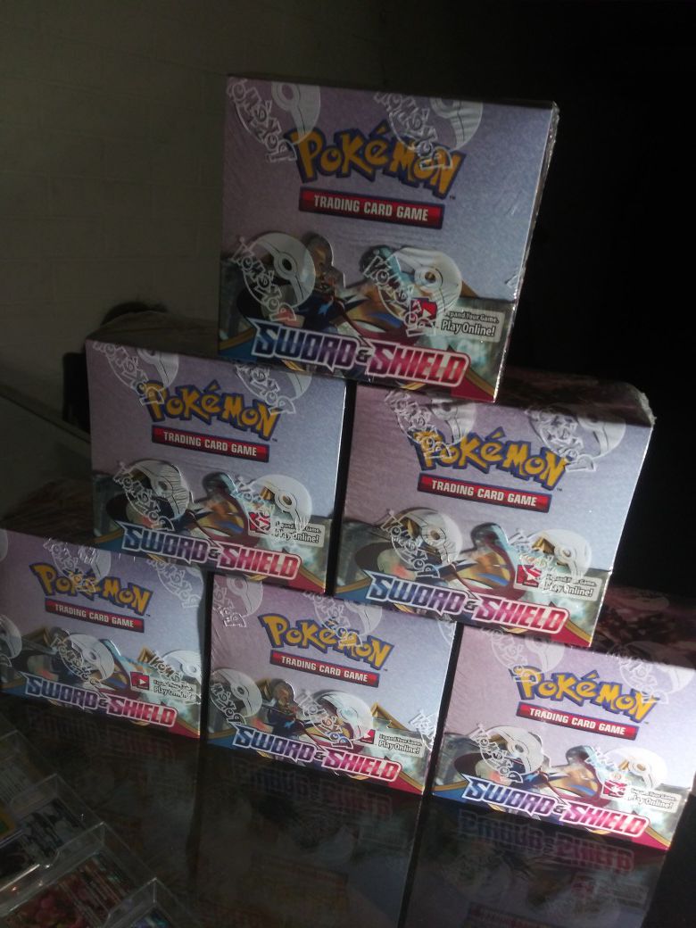 POKEMON SWORD & SHIELD BASE SET BOOSTER PACKS AVAILABLE BRAND NEW & FACTORY SEALED $5 PER PACK!!!