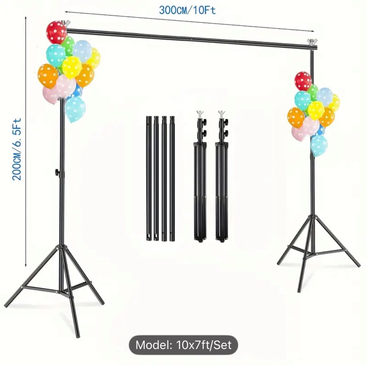 Backdrop Stand 10x7ft (WxH)