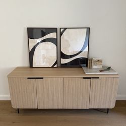 Fluted sideboard
