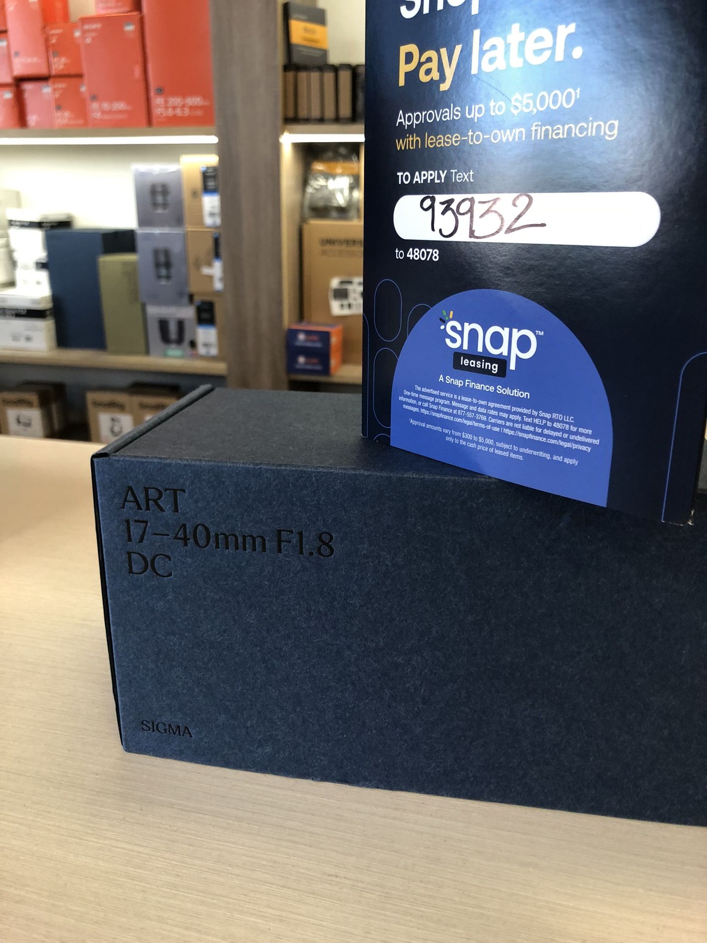 Sigma 17-40mm F1.8 L Mount Lens