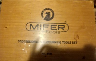 Mifer 8 Piece WoodTurning Tools